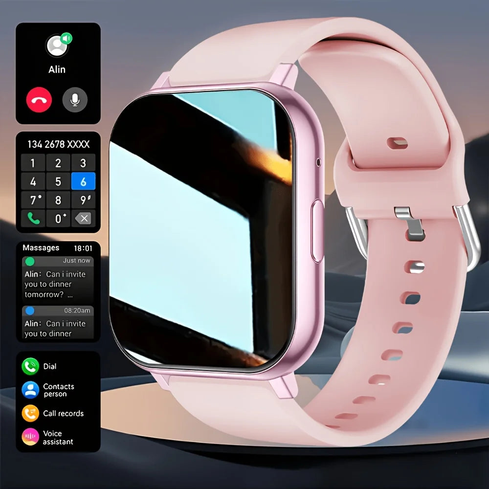ERUN Smart Watch – Calls, Fitness Tracker & Alexa | Unisex