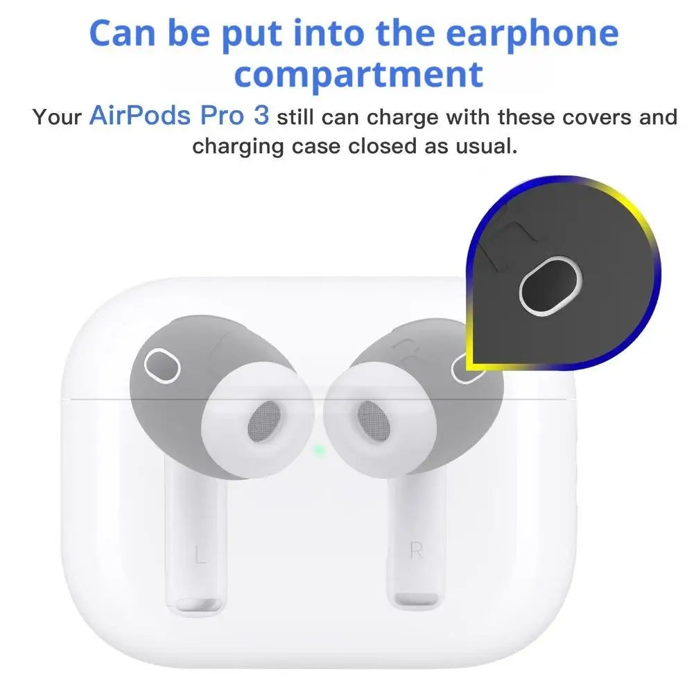 New Soft Silicone Ear Tips for AirPods Pro 3 Anti Slip Ultra Thin Sport Anti Scratch Earbuds Accessories Oasis Select