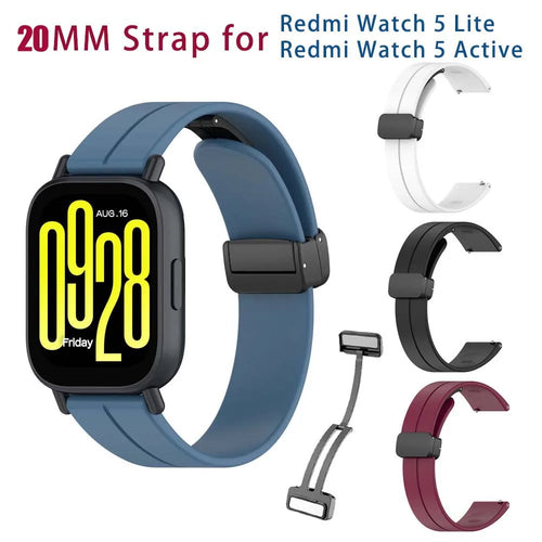 20mm Magnetic Silicone Strap for Omega x Swatch MoonSwatch Band Watch Strap Oasis Select