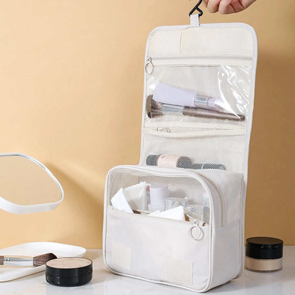 Travel Makeup Bags Waterproof Folding Dry and Wet Separation Toiletry Bag Cosmetic Storage Bag Large Capacity Cosmetic Bag Oasis Select