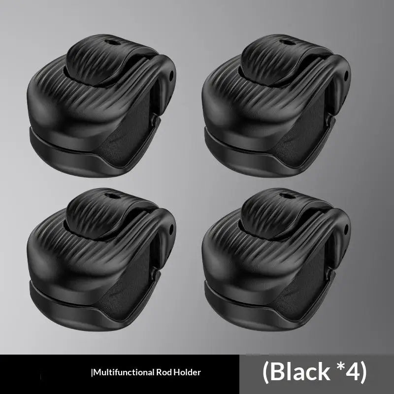 2/4Pcs Fishing Rod Holder Fixer Clip Fishing Pole Holder Compact Design Fishing Rod Fixer Fishing Rod Holder@#X Oasis Select A2