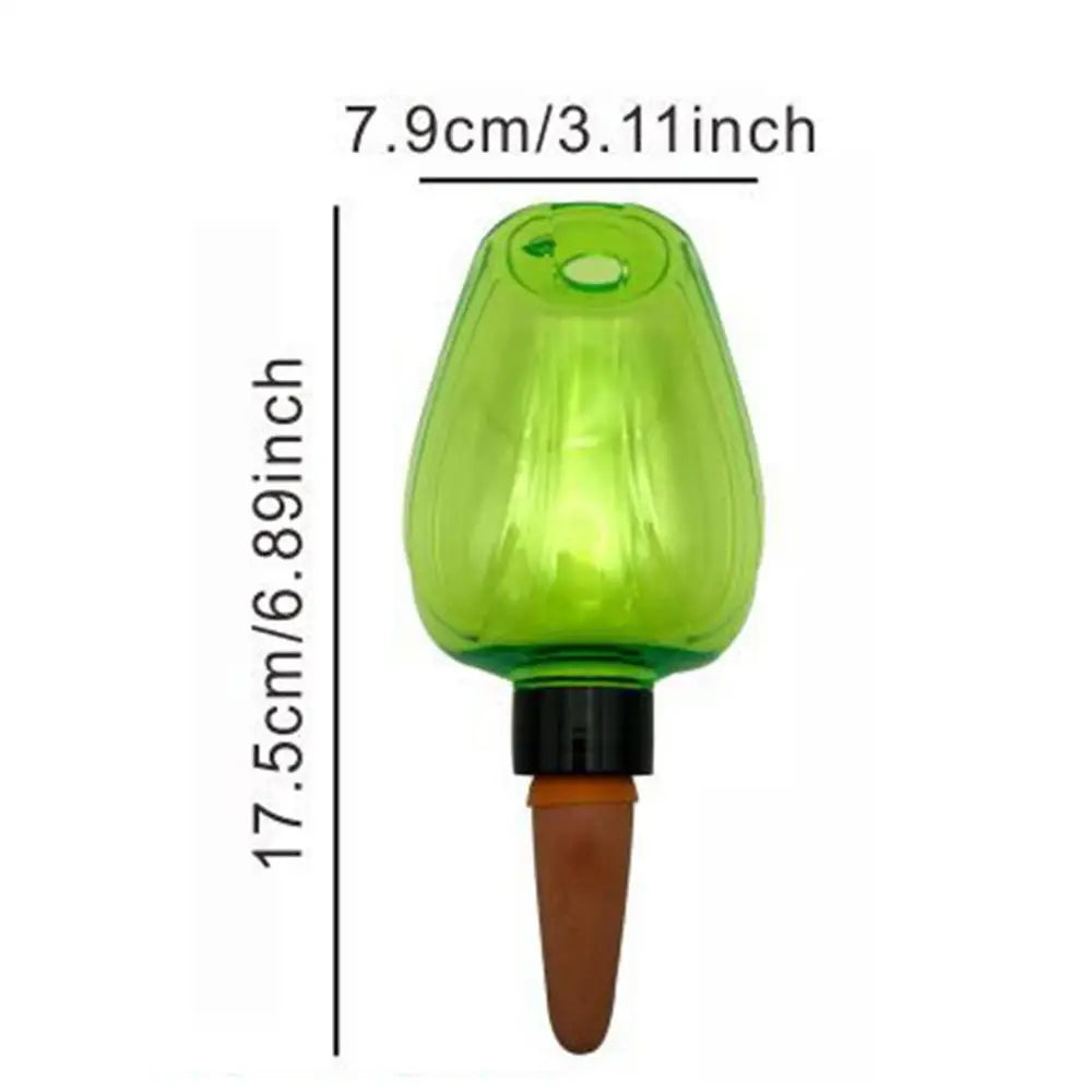 1PC Automatic Drip Irrigation Waterer 350ml Plastic Plant Watering Globes Self Watering Supplies Planter Insert Water Devices Oasis Select Green