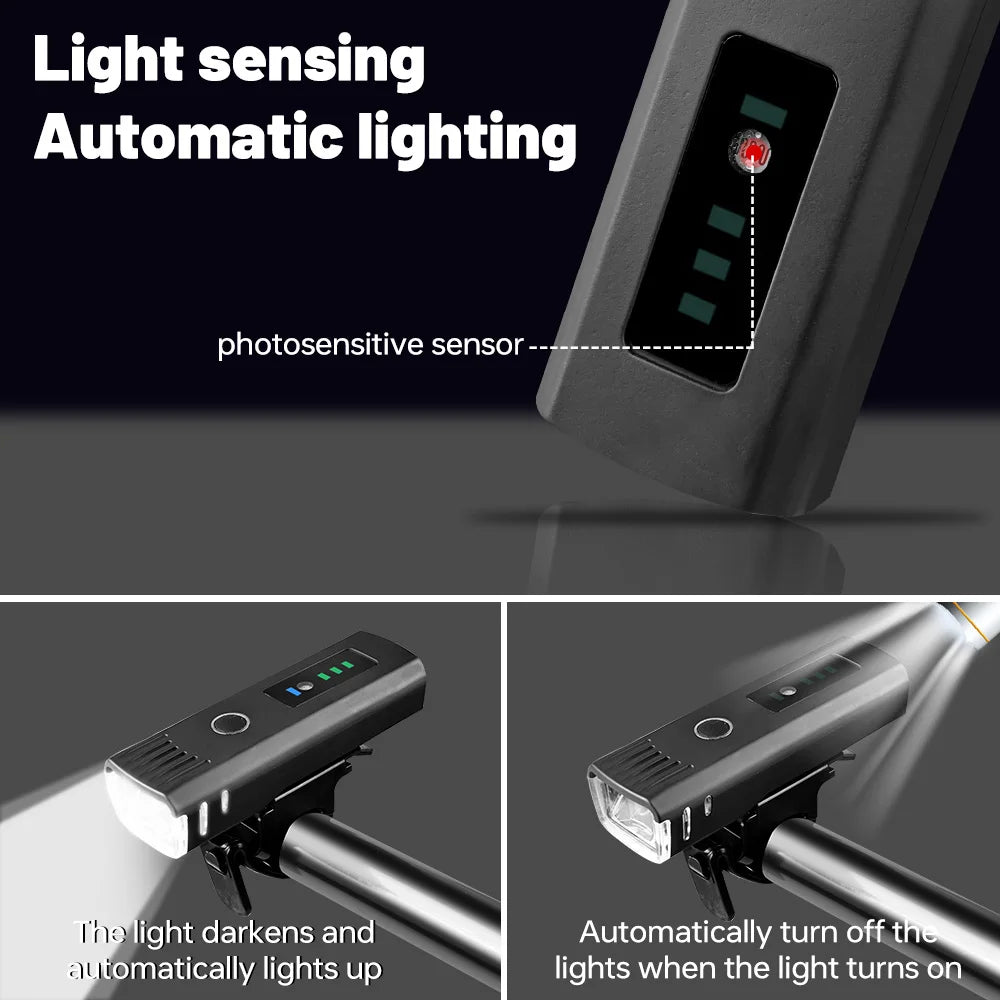 X-Tiger 400 Lumen Cycling Front Lamp USB Rechargeable Mountain Bike Rear Lamp High-Brightness Bicycle Light Oasis Select