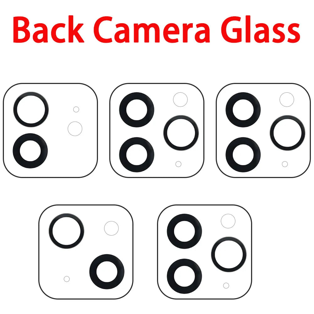 iPhone 11 12 13 Rear Camera Lens Glass Replacement + 3M Adhesive