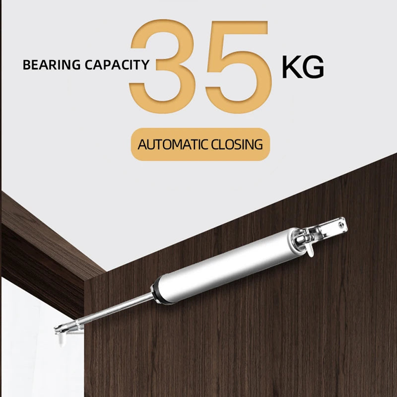 Automatic Soft Close Door Closer – 90° Stop, Adjustable Speed Door Closer Oasis Select
