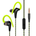 Fanmuran Wired Sport Earphones Waterproof Ear Hook Earbuds 3.5mm
