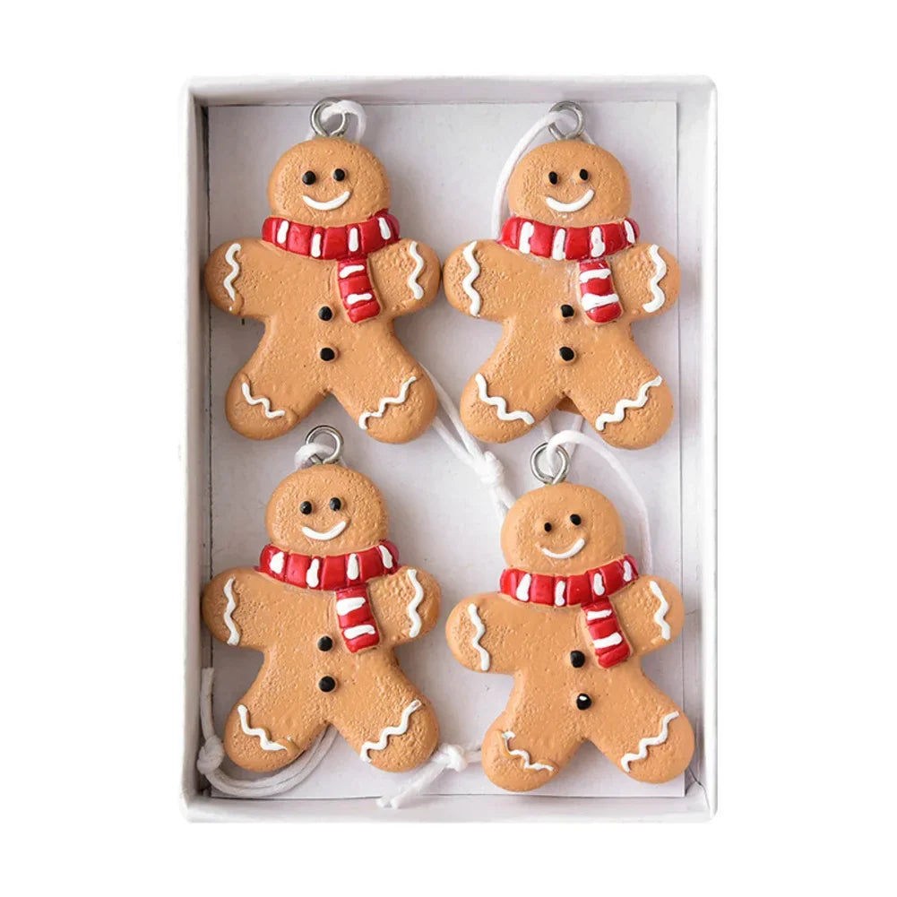 Gifting Ornaments Christmas Pendants Easy To Hang Decorations Festive Atmosphere Enhancer Festive Party Decoration Set Candy Set Oasis Select Cookie Man China Mainland