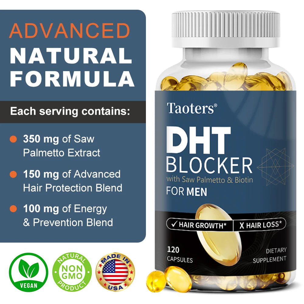 DHT Blocker Hair Growth Supplement – Saw Palmetto & Biotin Hair Growth Supplement Oasis Select