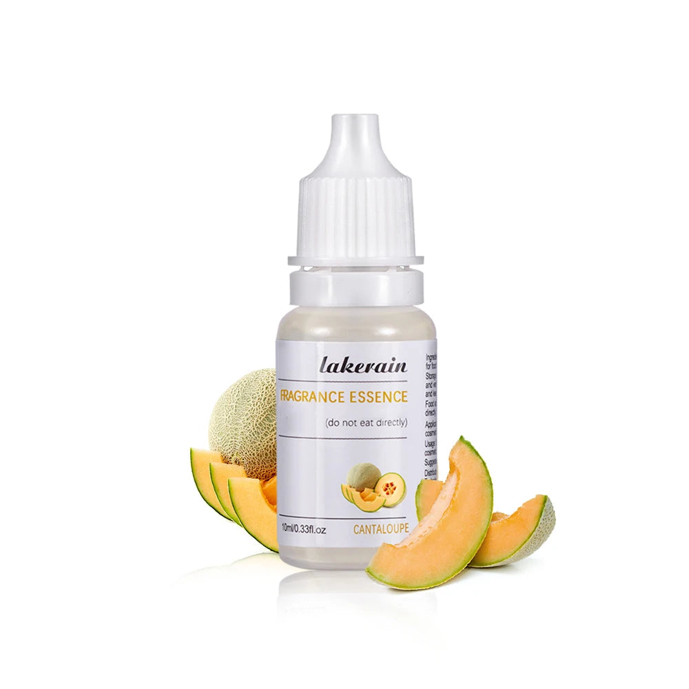DIY 10ml Pure Fruit Fragrance Oil Diffuser Essential Oils Strawberry Flavor Oil For Lip Gloss DIY Soap Making Lipgloss Essence Oasis Select 15 cantaloupe