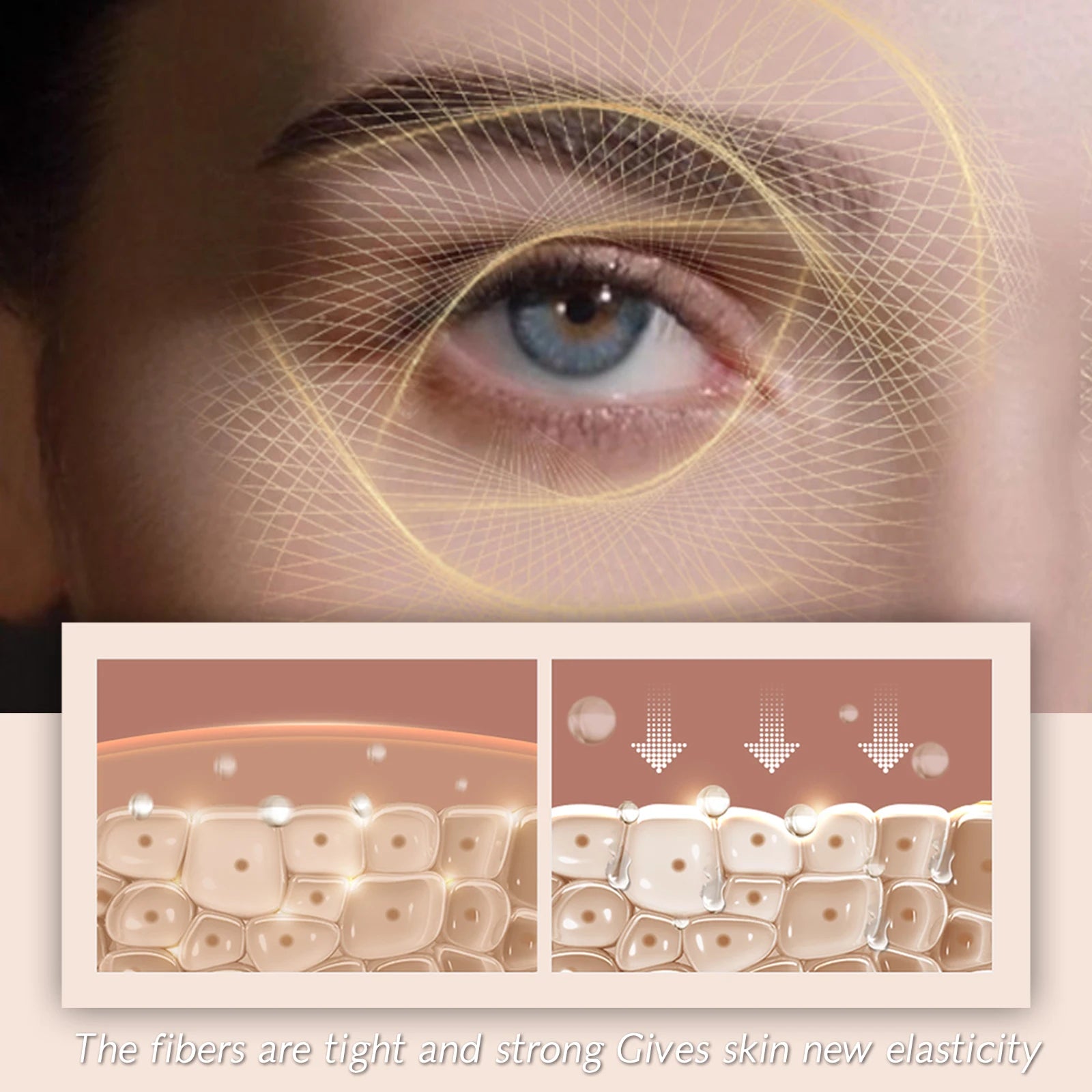 Firming Eye Gel Lighten Fine Lines Dark Circles Lifting Puffy Remover Eye Bags Anti-Puffiness Moisturizing Brightening Eye Care Oasis Select