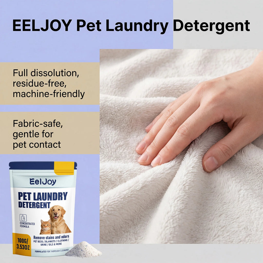 Pet Laundry Detergent powder For Dogs Cats Concentrated Stain Odor Remover For Pet Beds Blankets Clothing Machine Wash Friendly Oasis Select