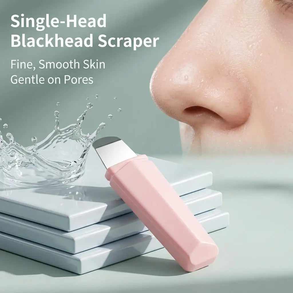 Stainless Steel Blackhead Scraper & Comedone Extractor Wand