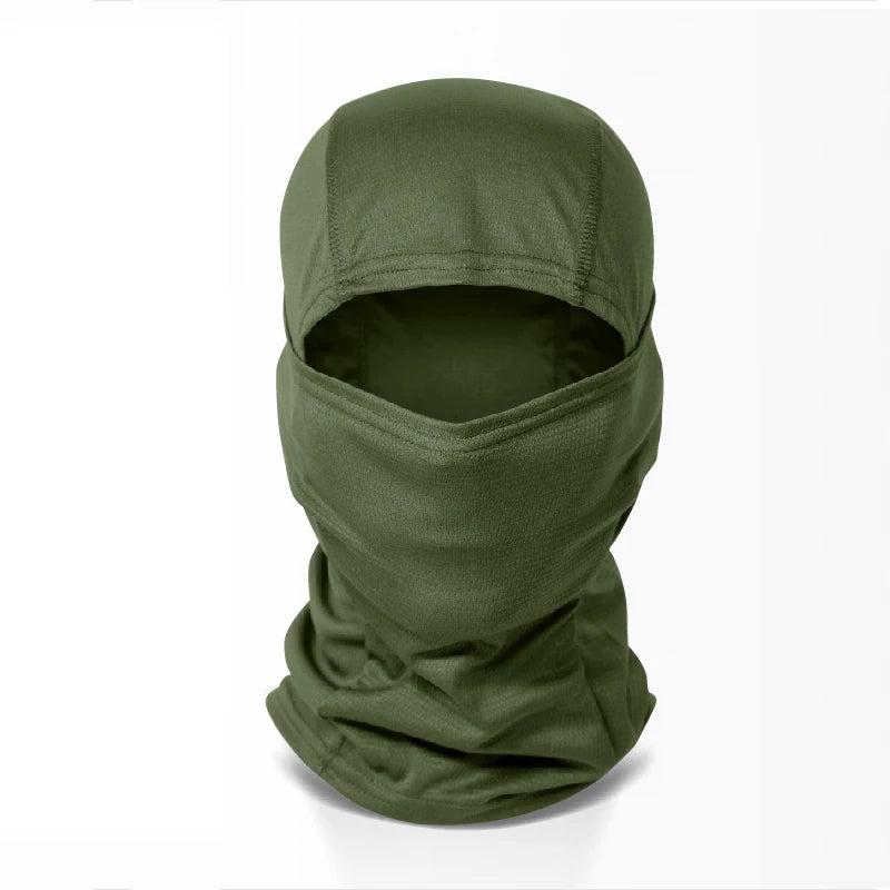 Camouflage Balaclava Hat Cycling Full Face Mask Outdoor Sports Hunting Hiking Ski Mask Motorcycle Helmet Inner Cap Oasis Select army green