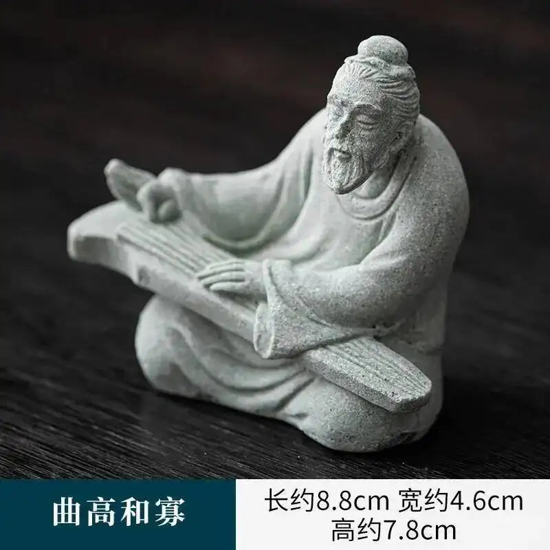 National Trend Green Sandstone Small Ornament Home Desktop Decoration Tea Table Tea Tray Decoration Paperweight Cover Pen Holder Oasis Select High And Low