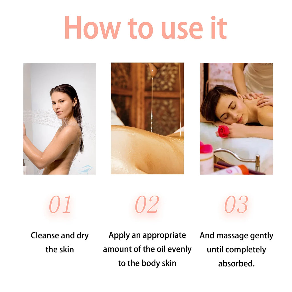 Body Massage Oil Relax Muscles Improve Dryness Relieve Smooth Deeply Moisturize Keep Tightening Romantic SPA Body Essential Oil Oasis Select