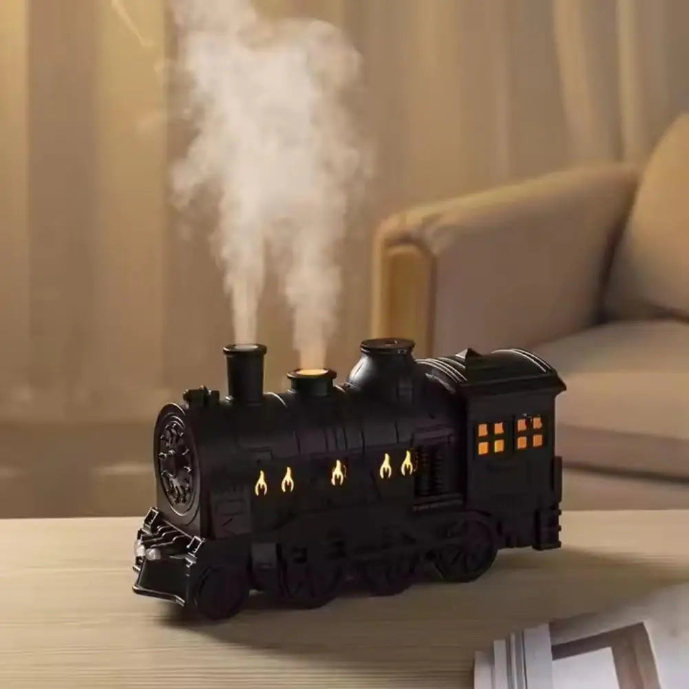 NEW Mini Train Shape Essential Oil Diffuser with Light Cool Mist Air Humidifier Aromatherapy Diffuser for Home Office Bedroom Oasis Select