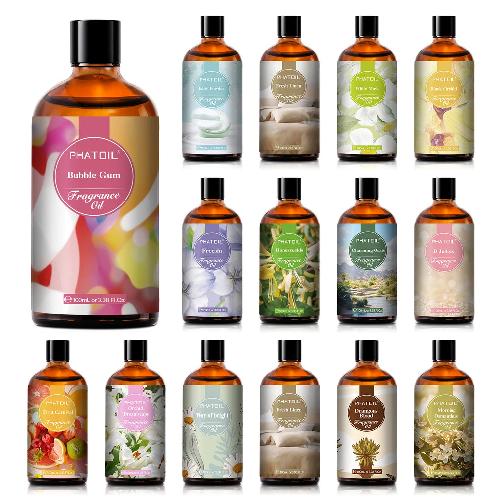 PHATOIL 100ml Aromatherapy Fragrance Oil for Diffusers & Home