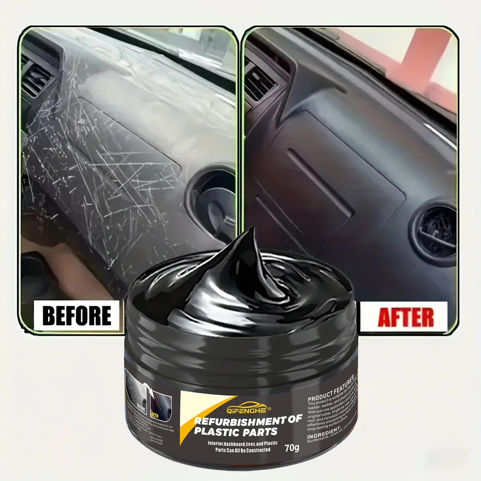 Car Plastic Restorer – Polishing Wax & Scratch Repair Cream Car Plastic Restorer Oasis Select