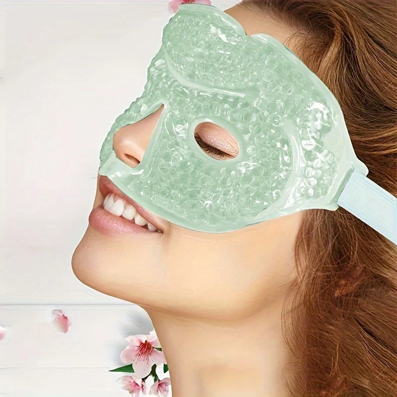Hot and Cold Compress Half-Eye Mask in 3 Colors, Single Pack Oasis Select