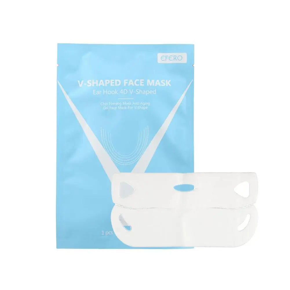 V Shape Mask Face Firming Mask Chin Facial Lifting Mask Massage Anti Wrinkle Shaper V Line Mask Slimming Brightening Skin Care Oasis Select 1 pack