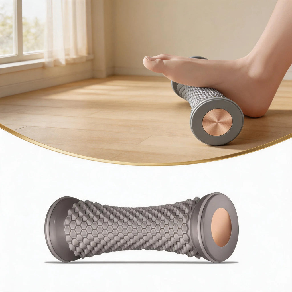 Self Massage Stress Relief Plastic Foot Massage Roller Yoga Massage Ball Plantar Fascia Roller Muscle Relaxation Manual Massager Oasis Select