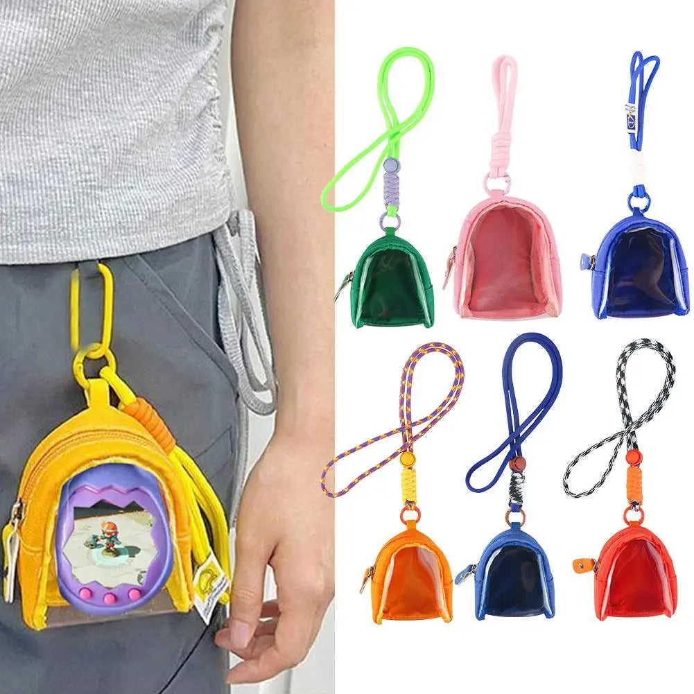 Tamagotchi Paradise Clear Storage Pouch with Lanyard