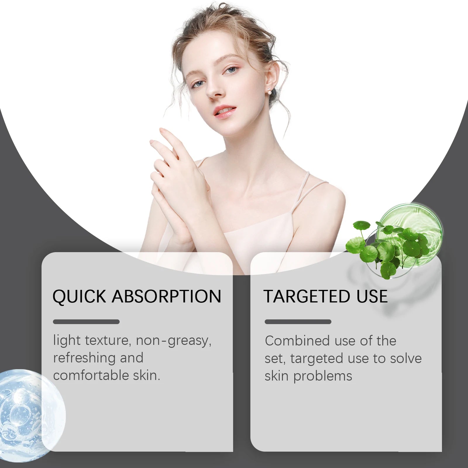 Jaysuing 5-Piece Facial Serum Gift Set – Anti-Aging & Brightening Facial Serum Gift Set Oasis Select