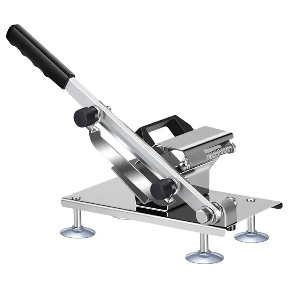 Meat Cutting Machine Stainless Steel Slivery Manual Meat Slicer Adjustable Vegetable Mutton Roll Cutter Tool Kitchen Accessories Oasis Select China Mainland