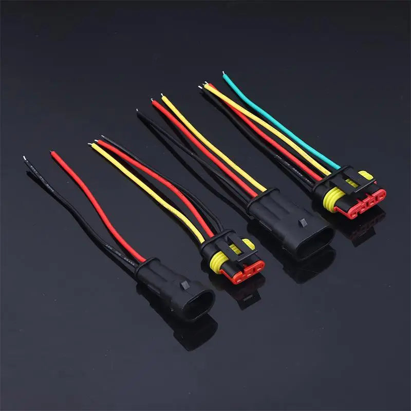 1-6 Pin Male/Female Electrical Connector Kit, 18AWG, Quick Disconnect Socket for Truck, Car Rapid Wiring Solutions Oasis Select