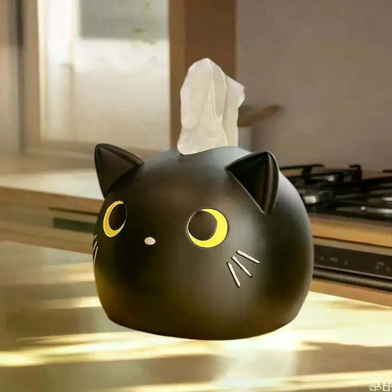 Trendy Cat Tissue Box Magnificent Napkin Shell Auto Household Paper Holder Table Kitchen Tissue Dispatcher Crafty Accent. Oasis Select Default Title