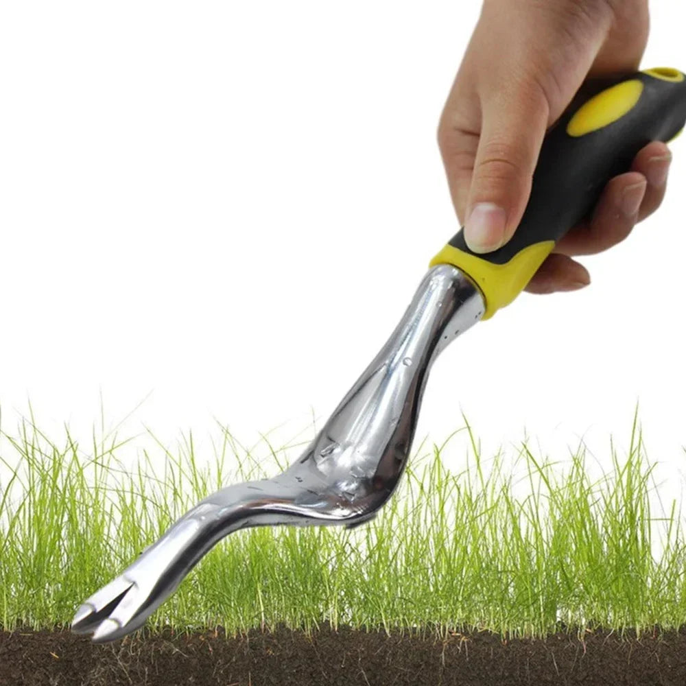 Magnesium Aluminum Grass Digging Vegetables Loose Soil Rooting Device Transplant Seedling Manual Weeding Tool Shovel Rubber Oasis Select