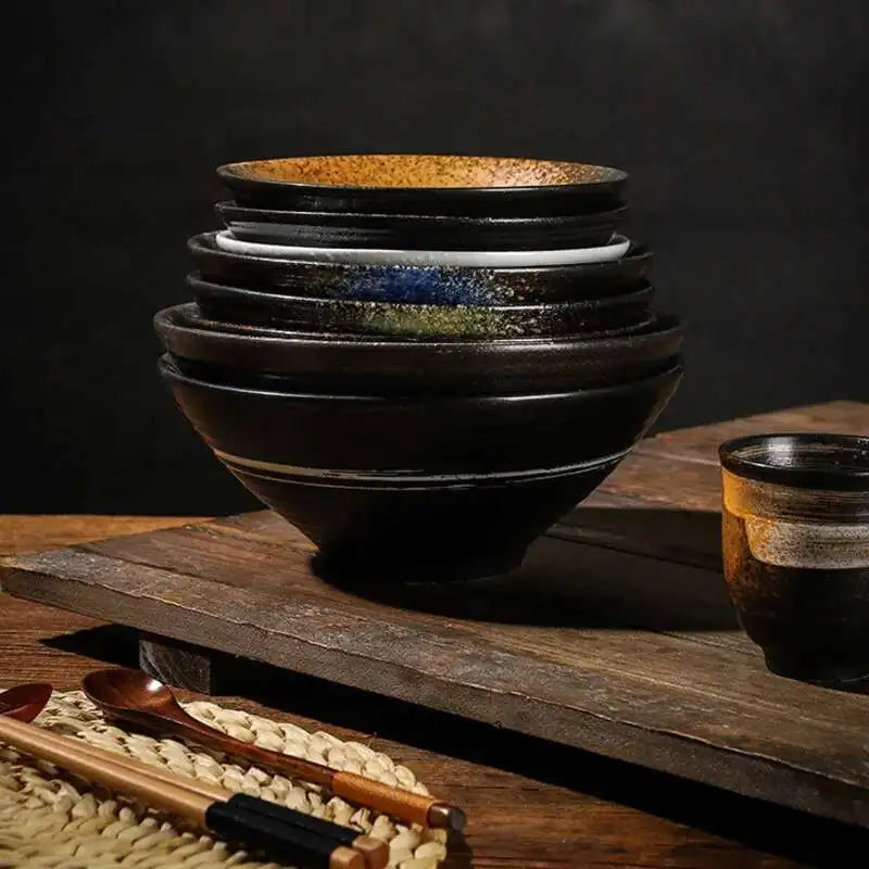 Japanese Ceramic Tableware Ramen Soup Noodle Bowls Commercial Bowl Home Restaurant Kitchen Dinnerware 7/8/9 Inch Oasis Select