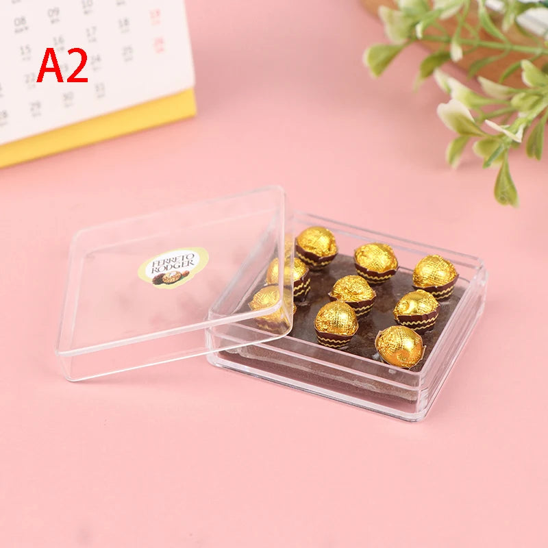 1:12 Dollhouse miniture Chocolate Gift box Model Food Toy Kitchen Accessories Oasis Select A2