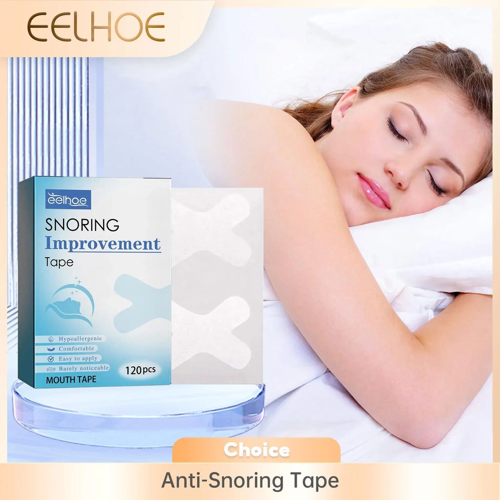 Anti-Snoring Tape Sleep Breathing Improving Patch Reduce Dry Mouth Promote Nose Breathing Health Care Mouth Correction Stickers Oasis Select