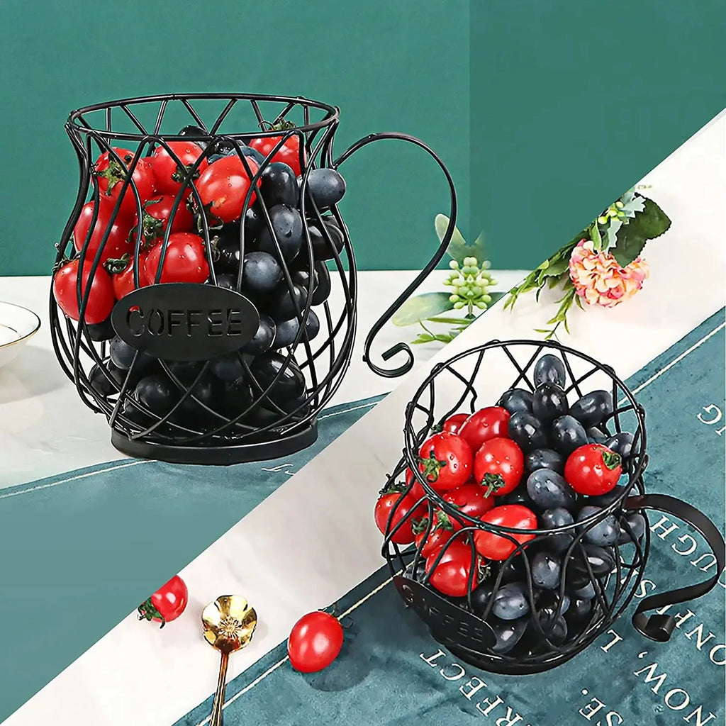 Large Capacity Coffee Pod Organizer Holder for Kitchen Countertop Convenient Stylish Storage Rack for Coffee Pod Stands Decor Oasis Select