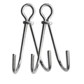 13.5cm Scuba Dive Reef Double Hook Safety Gear Current Drift Diving Hook Kayak Canoe Hardware Equipment Accessory Oasis Select 2 PC