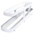 Automatic Rolling Egg Holder Rack Fridge Storage Box Egg Container Kitchen Refrigerator Egg Dispenser Fridge Organizer Oasis Select WHITE 1-tier