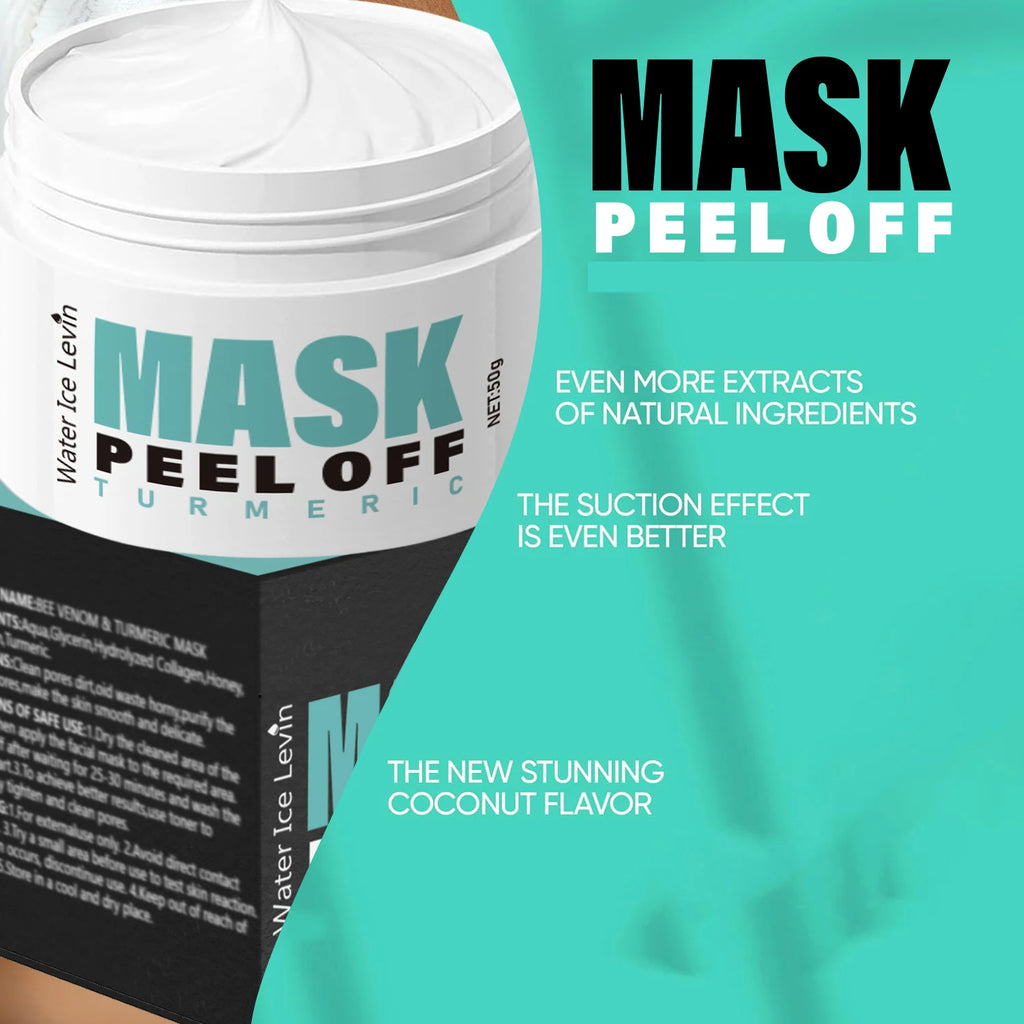 Vitamin C & Turmeric Peel-Off Mask – Brighten & Hydrate Peel-Off Face Mask Oasis Select