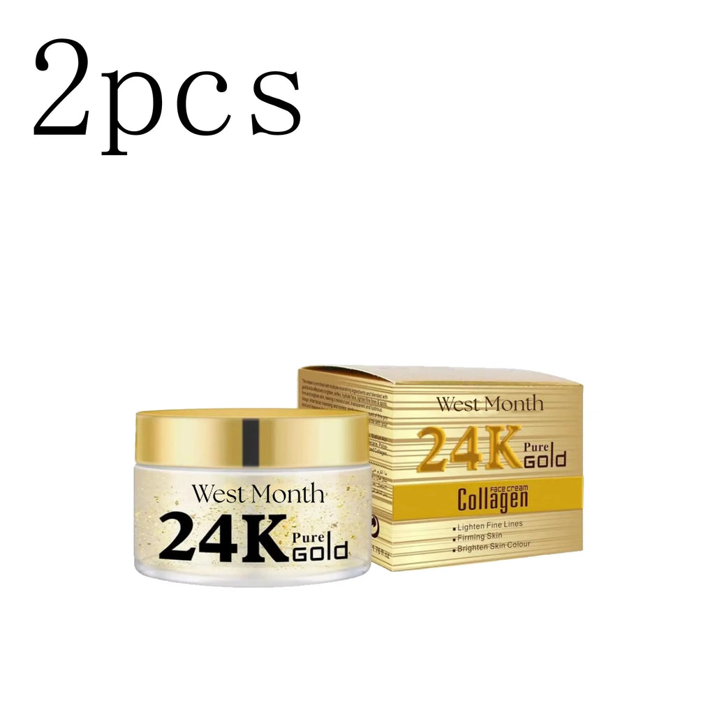 24K Gold Collagen Face Cream – Firming, Brightening & Anti-Wrinkle