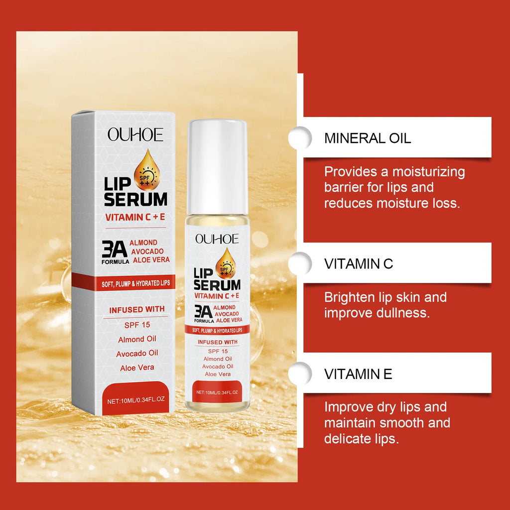 Vitamin C & E Lip Essence Oil – Hydrating Lip Balm Lip Essence Oil Oasis Select