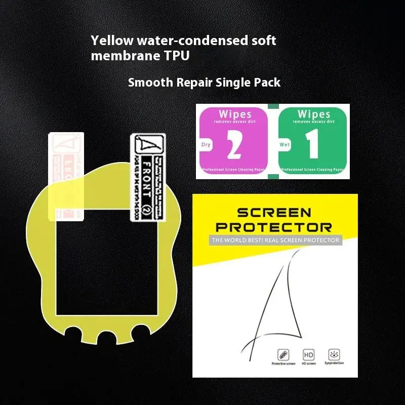 1 Set Anti-Scratch PET/TPU Game Console Film Anti Fingerprint HD Screen Guard Protector For Tamagotchi Uni Band Pet Accessories Oasis Select A5