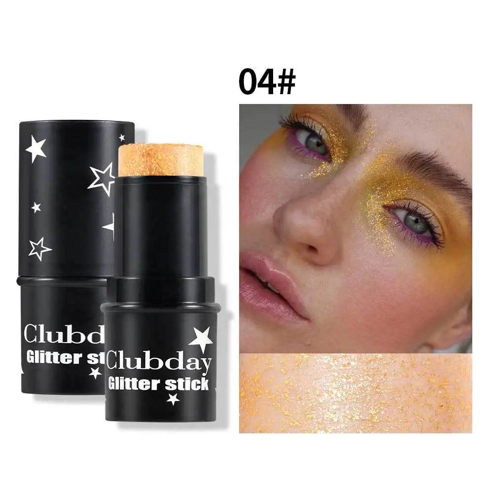 Glitter Eyeshadow Stick – Multichrome Cream Shimmer Sparkle