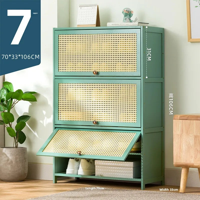 Shoe rack large-capacity economical simple household door shoe cabinet dormitory dormitory good-looking dust-proof Oasis Select seventh floor 70