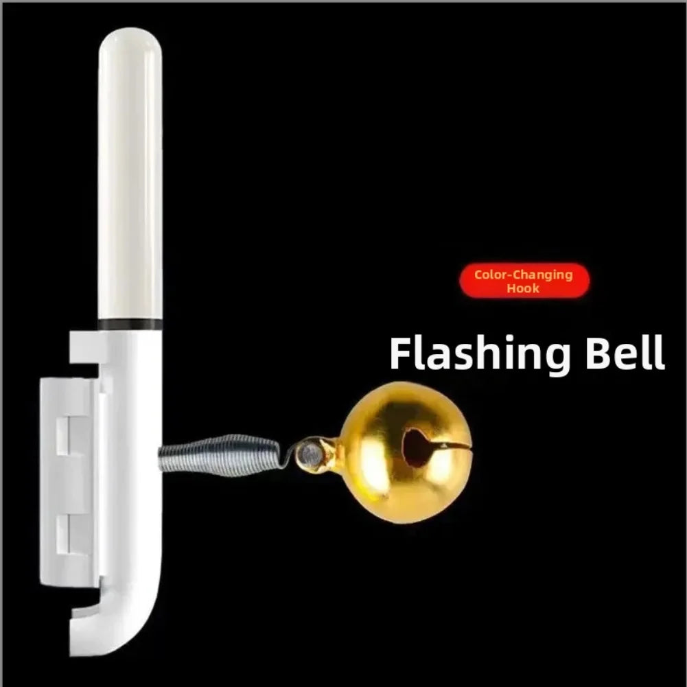 Fishing Bite Alarm with Electronic Sensor and LED Light Bell Indicator for Rods Designed for Outdoor Use and Night Fishing Oasis Select G