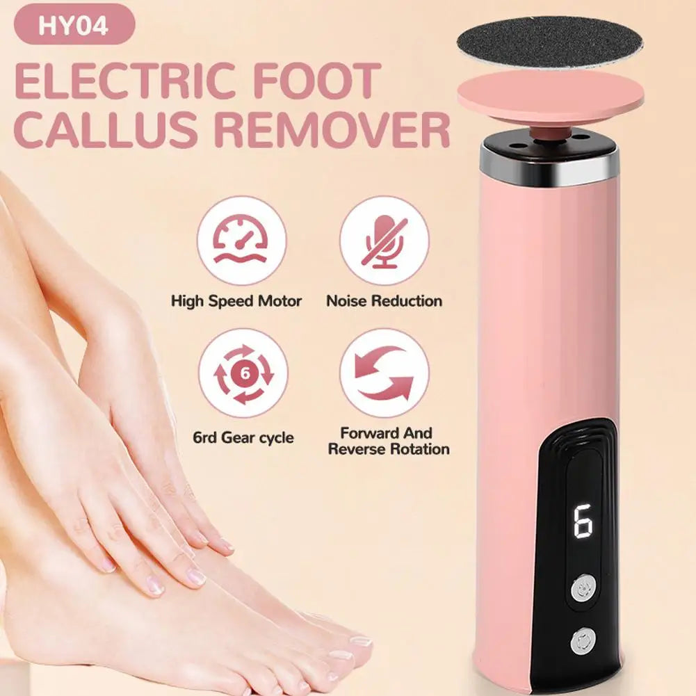 Electric Foot Callus Remover – 6-Speed Pedicure File & Grinder Electric Callus Remover Oasis Select
