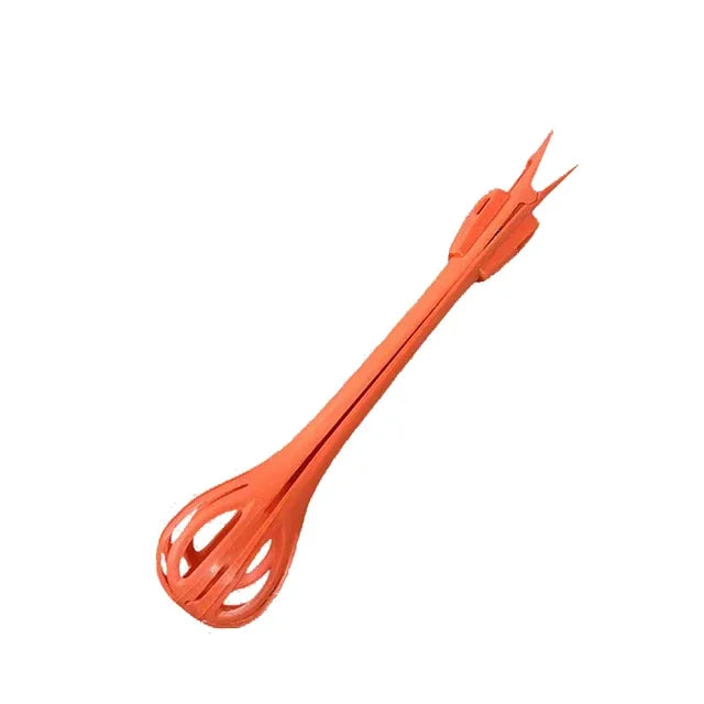 Multifunctional Egg Beater Whisk Milk Pasta Tongs Food Clips Mixer Manual Stirrer Kitchen Cream Bake Tool Kitchen Accessories Oasis Select Red