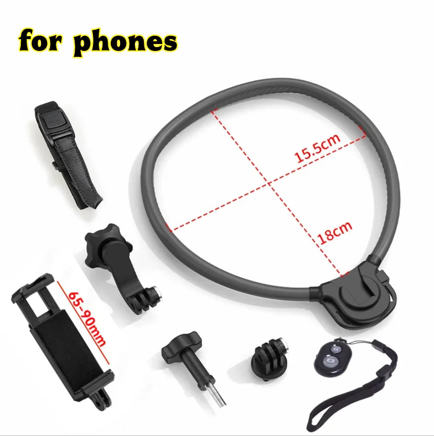 Magnetic Silicone Neck Mount for DJI Action Camera & Phone