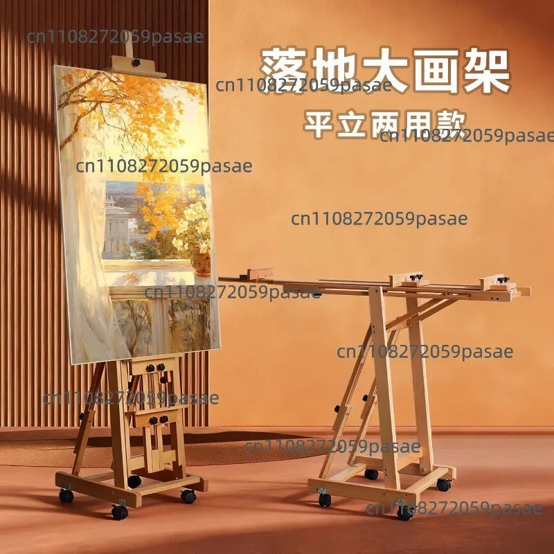 Adjustable Folding Art Easel – Oil Painting & Sketch Stand