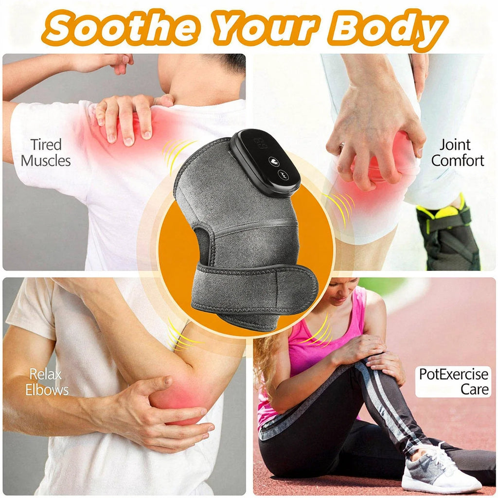 3-in-1 Heated Vibration Knee Shoulder & Elbow Massager