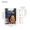 6pcs Christmas Tattoo Makeup Patches Fake Freckles Temporary Tattoo Stickers Face Tattoos Glittering Star Freckle Stickers Oasis Select China Mainland set
